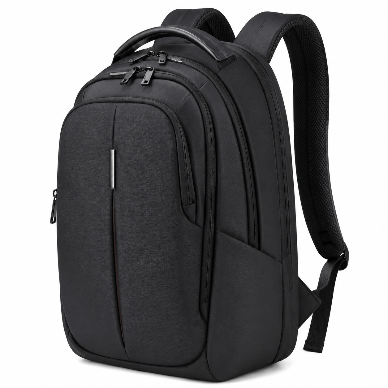 Sac à dos 30 × 15 × 45 cm noir en polyester pour ordinateur style urbain